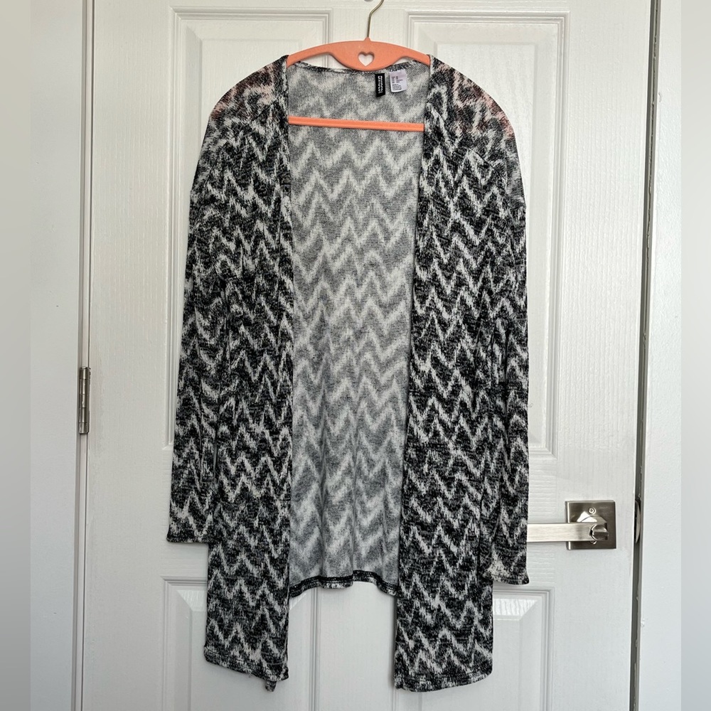 Black and White Cardigan